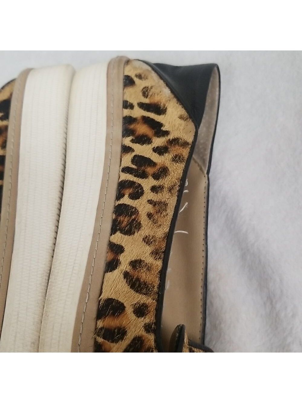 REACTION KENNETH COLE LEOPARD PRINT SLIP ON SHOES - Picture 6 of 8